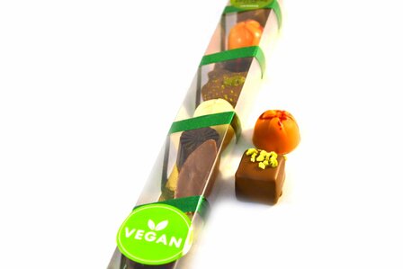 Vegan bonbons kado Chocolade